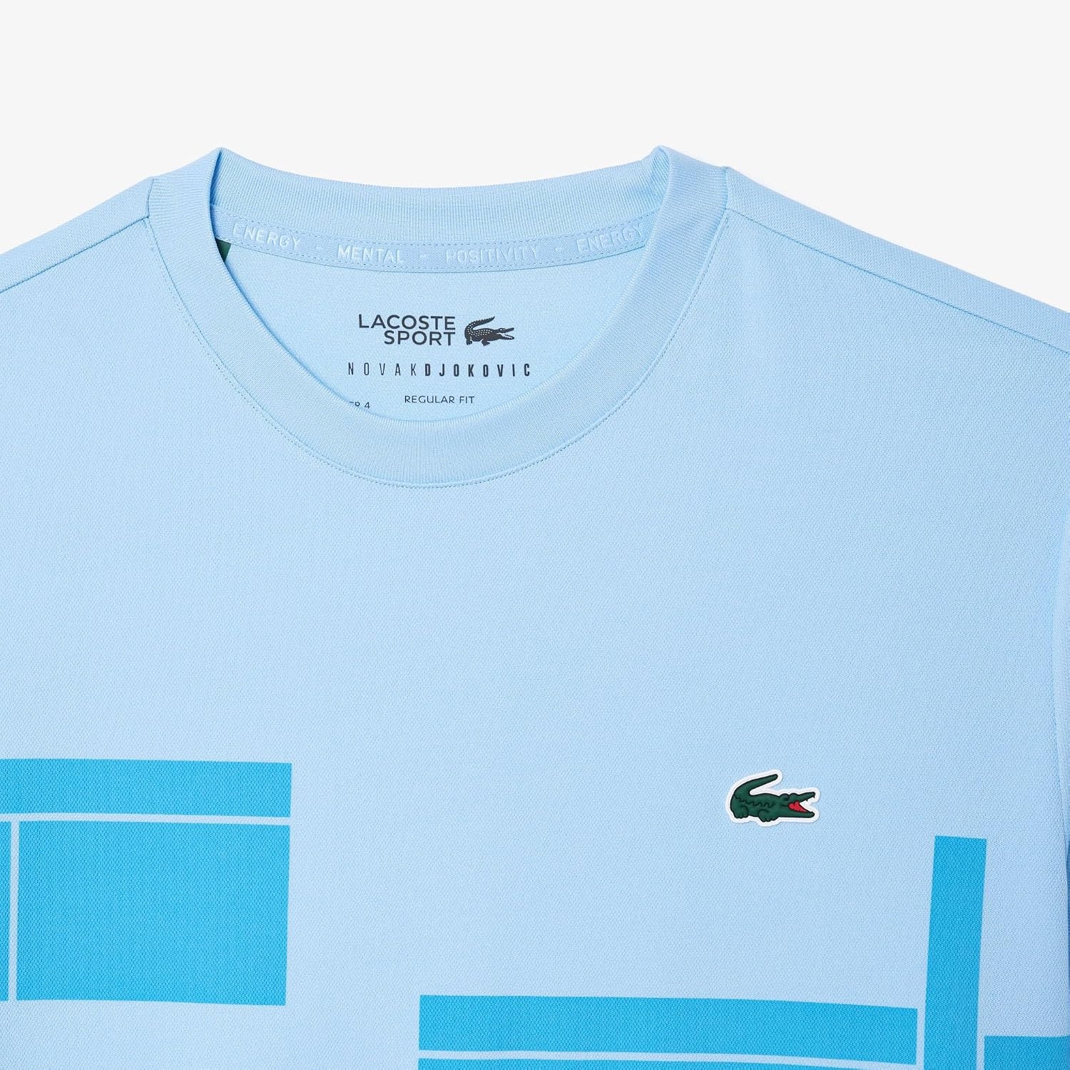 image:imageLacoste Mens Lacoste Tennis x Novak Djokovic TshirtClassic BlueArgentine Blue
