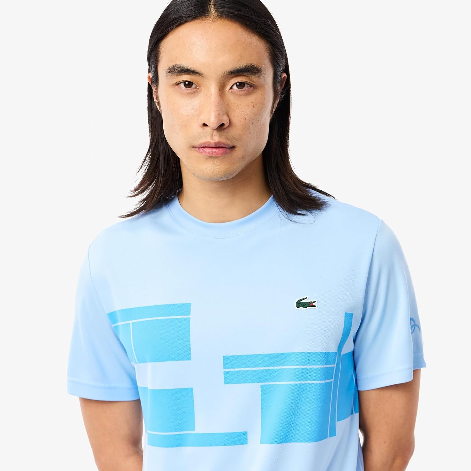 image:imageLacoste Mens Lacoste Tennis x Novak Djokovic TshirtClassic BlueArgentine Blue