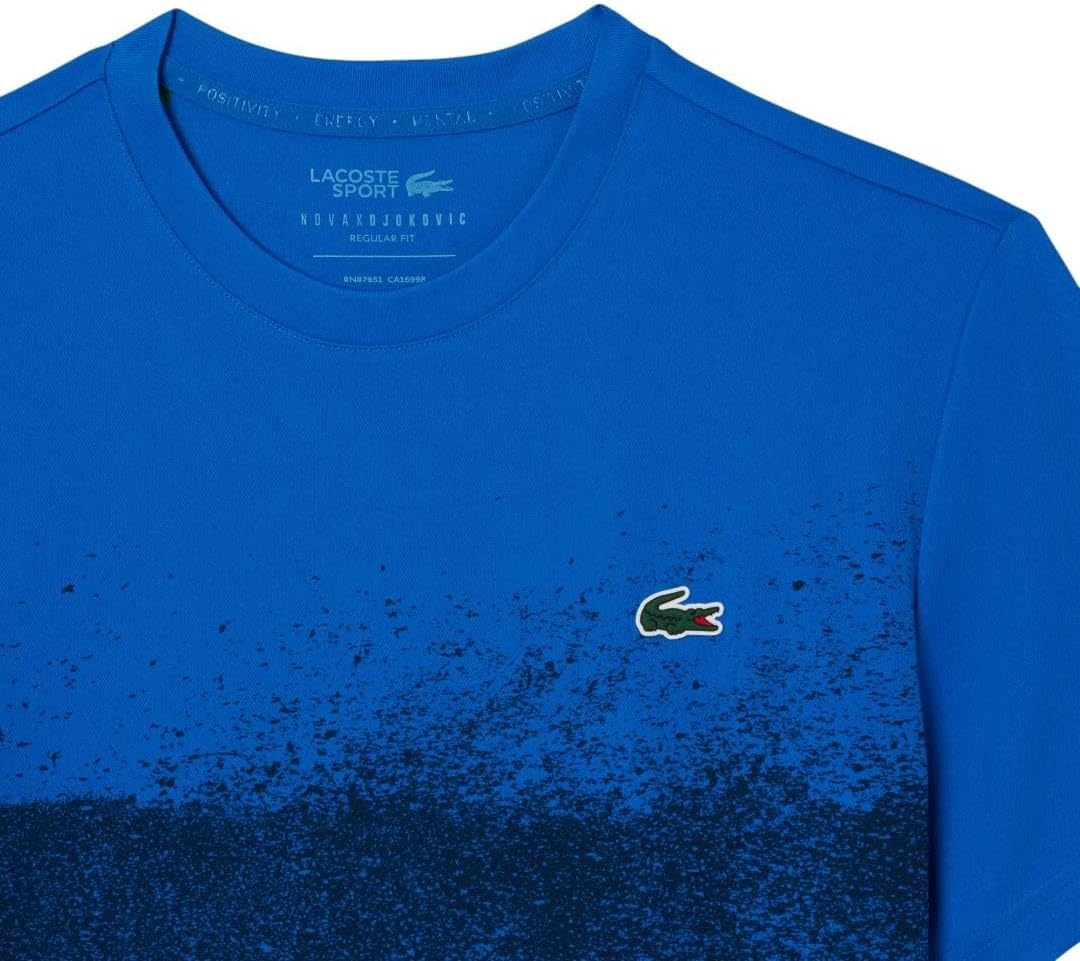 image:imageLacoste Mens Lacoste Tennis x Novak Djokovic TshirtGipsy BlueNavy Blue