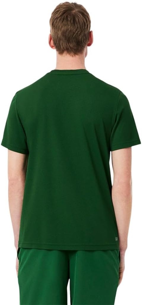 image:imageLacoste Mens Lacoste Tennis x Novak Djokovic TshirtGreenNavy Blue