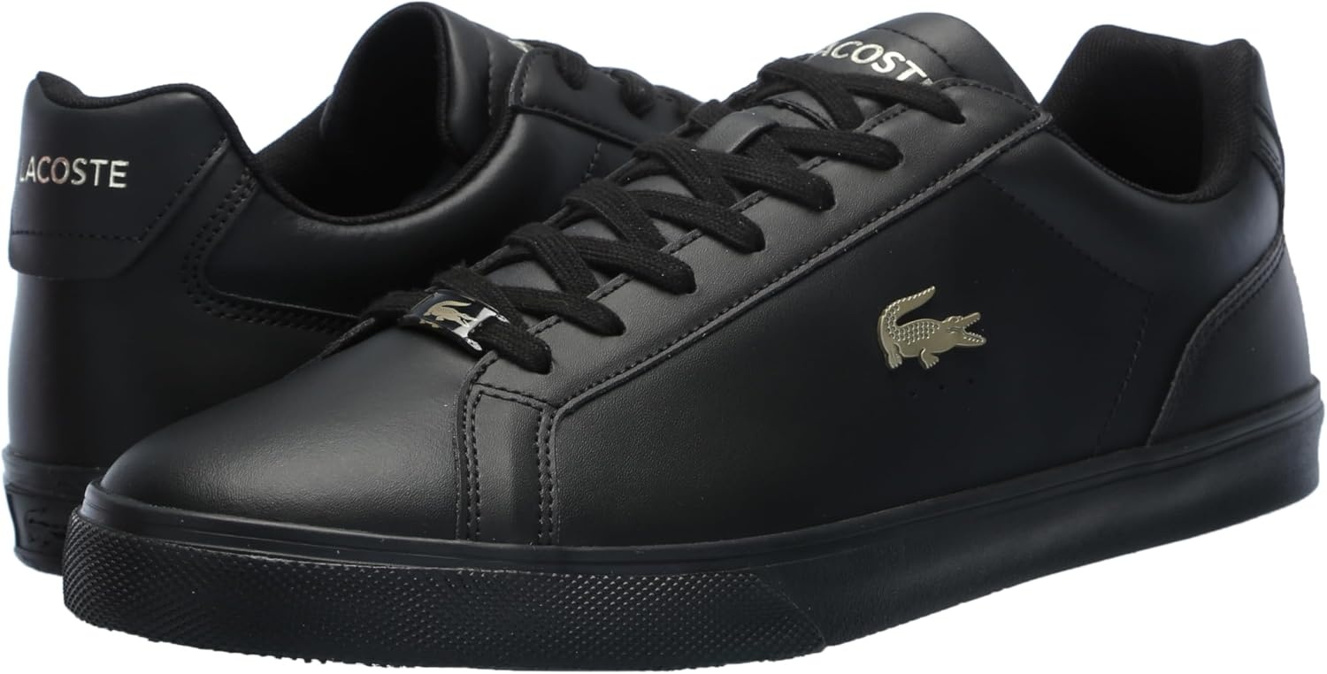 image:imageLacoste Mens Lerond Tri1 Cma ShoeBlackBlack