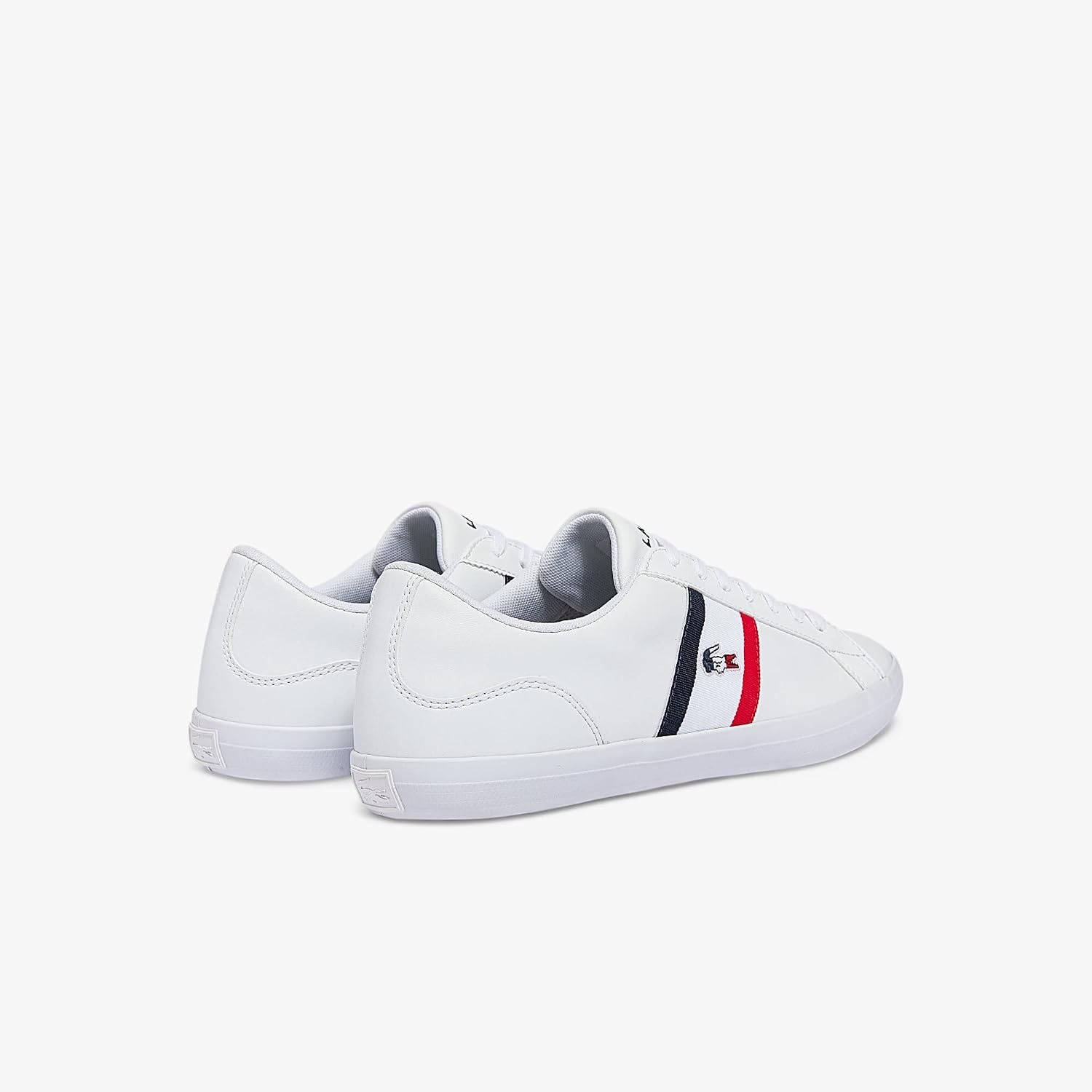 image:imageLacoste Mens Lerond Tri1 Cma ShoeBlanc Wht Nvy Red