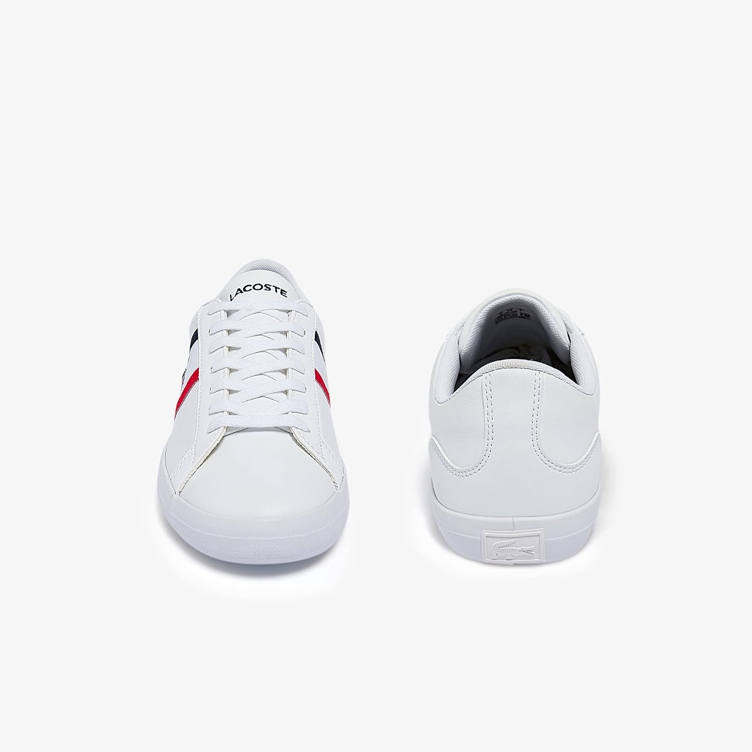 image:imageLacoste Mens Lerond Tri1 Cma ShoeBlanc Wht Nvy Red