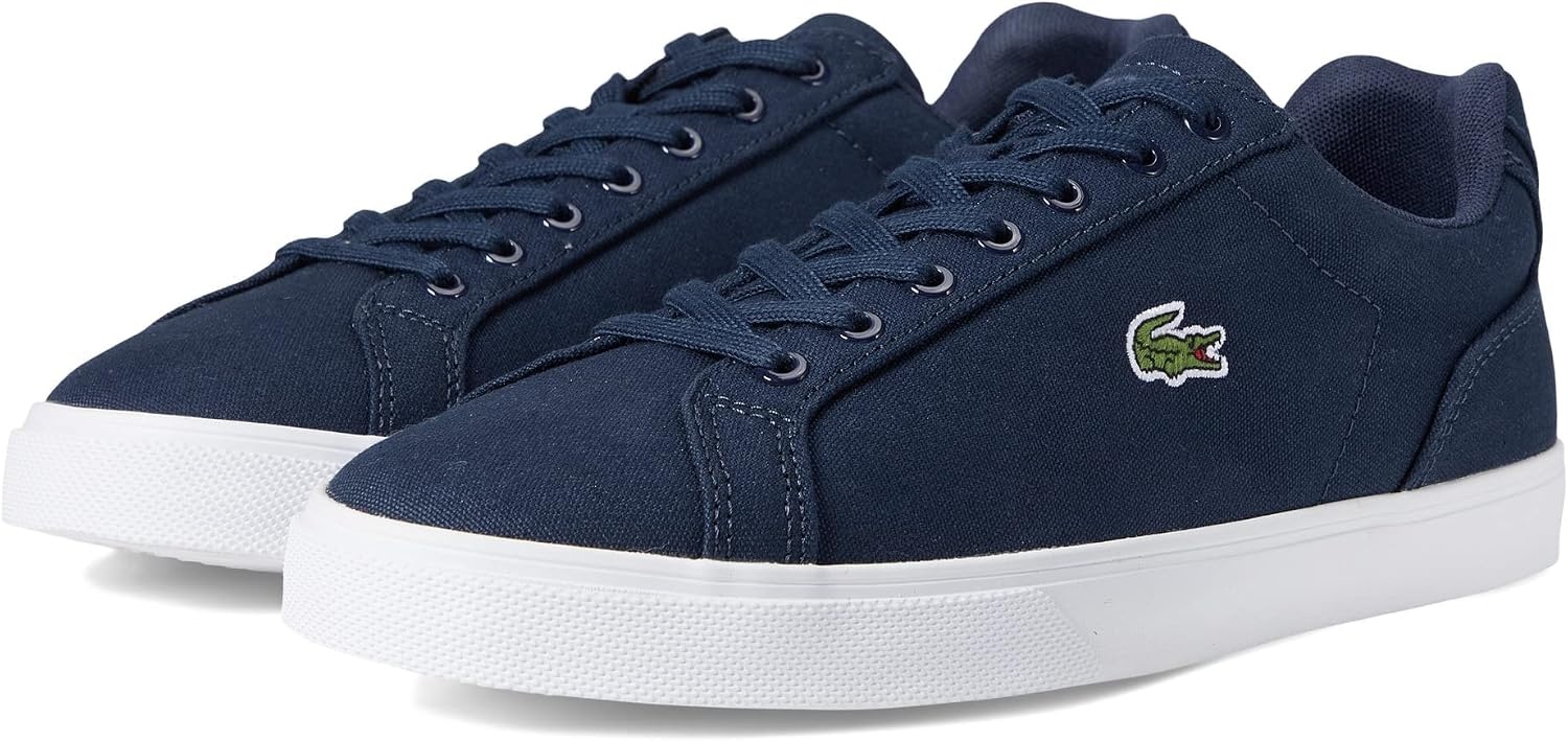 image:imageLacoste Mens Lerond Tri1 Cma ShoeNavy BlueWhite