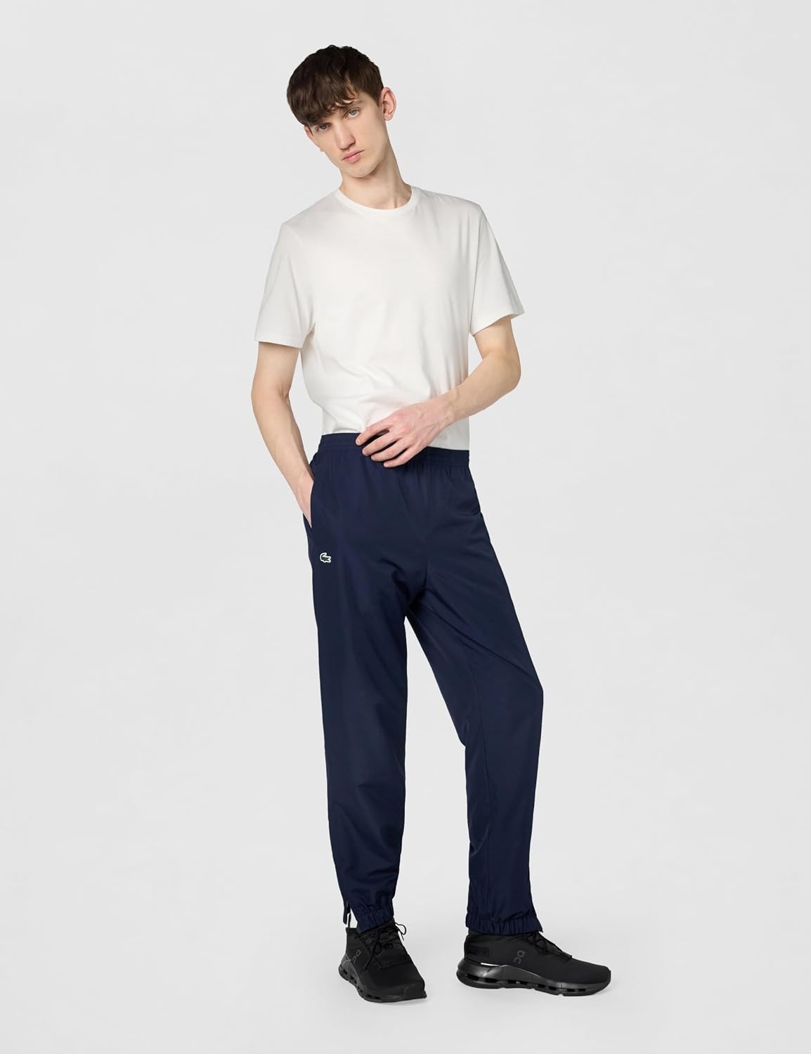 image:imageLacoste Mens Lightweight SweatpantsNavy Blue