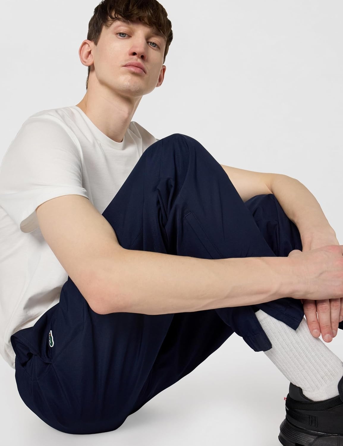 image:imageLacoste Mens Lightweight SweatpantsNavy Blue