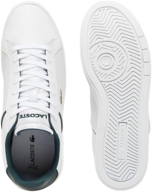 image:imageLacoste Mens Lite Base SneakerWhite Dark Green