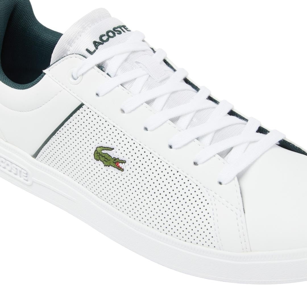 image:imageLacoste Mens Lite Base SneakerWhite Dark Green