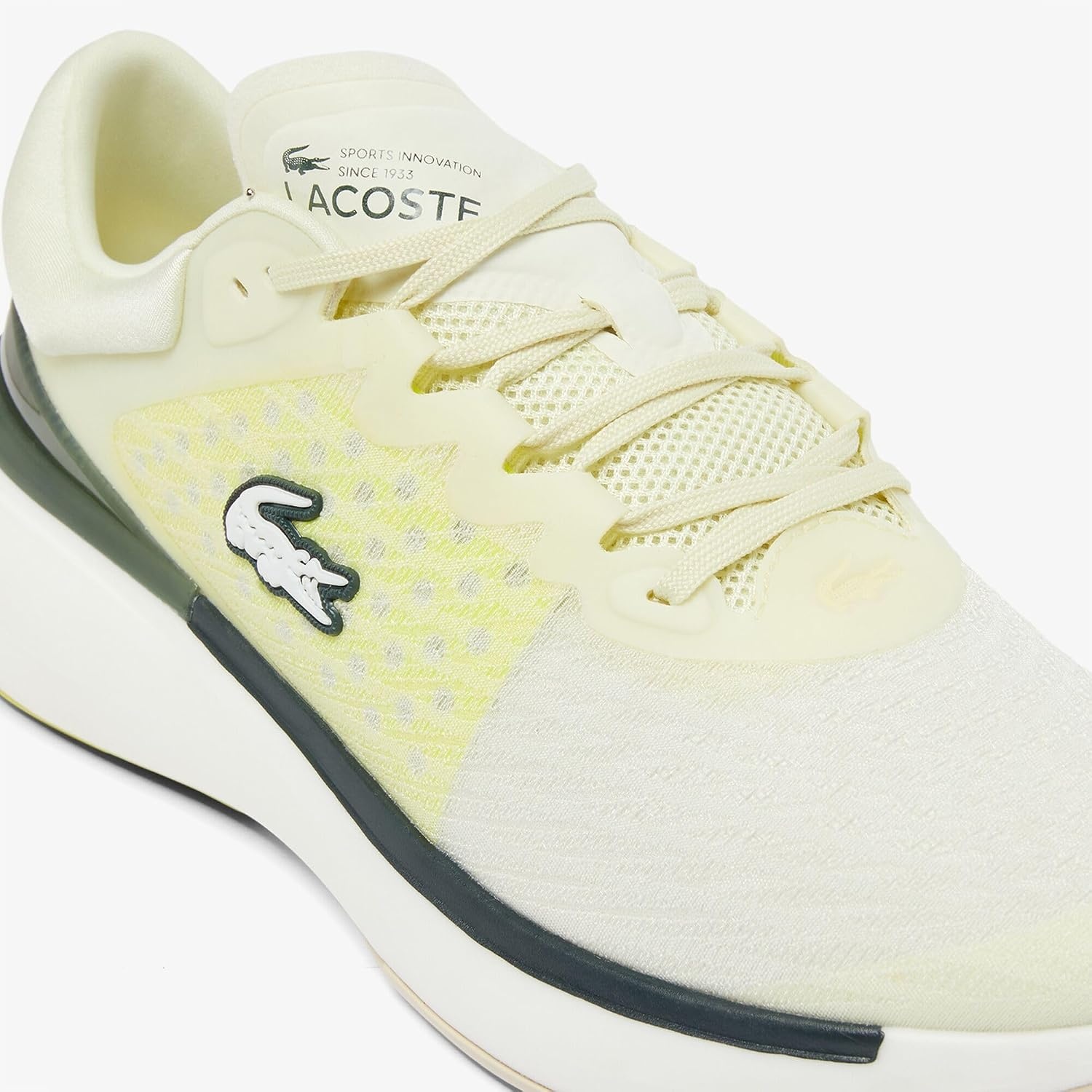image:imageLacoste Mens Neo Run Lite SneakerLt YlwDk Grn