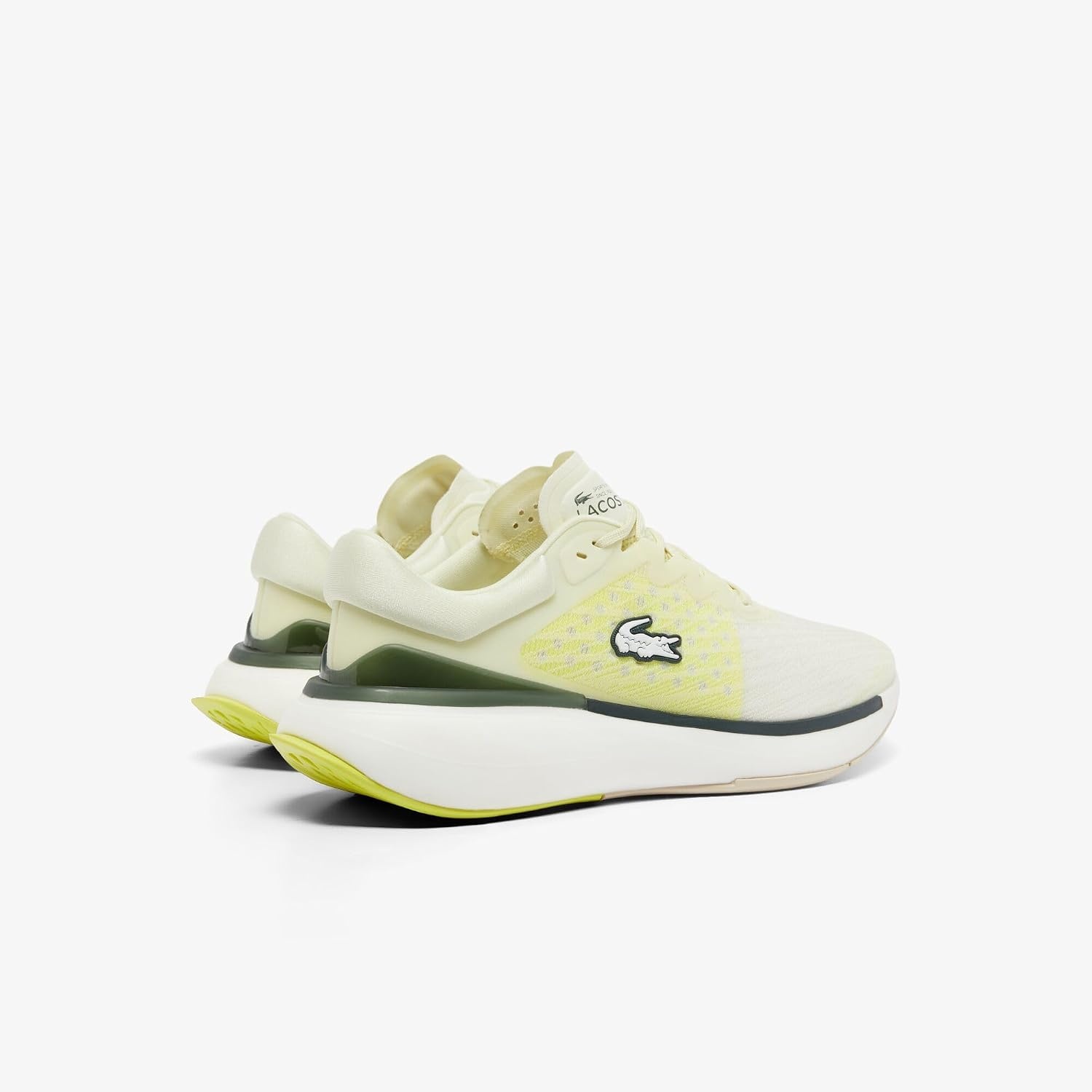 image:imageLacoste Mens Neo Run Lite SneakerLt YlwDk Grn