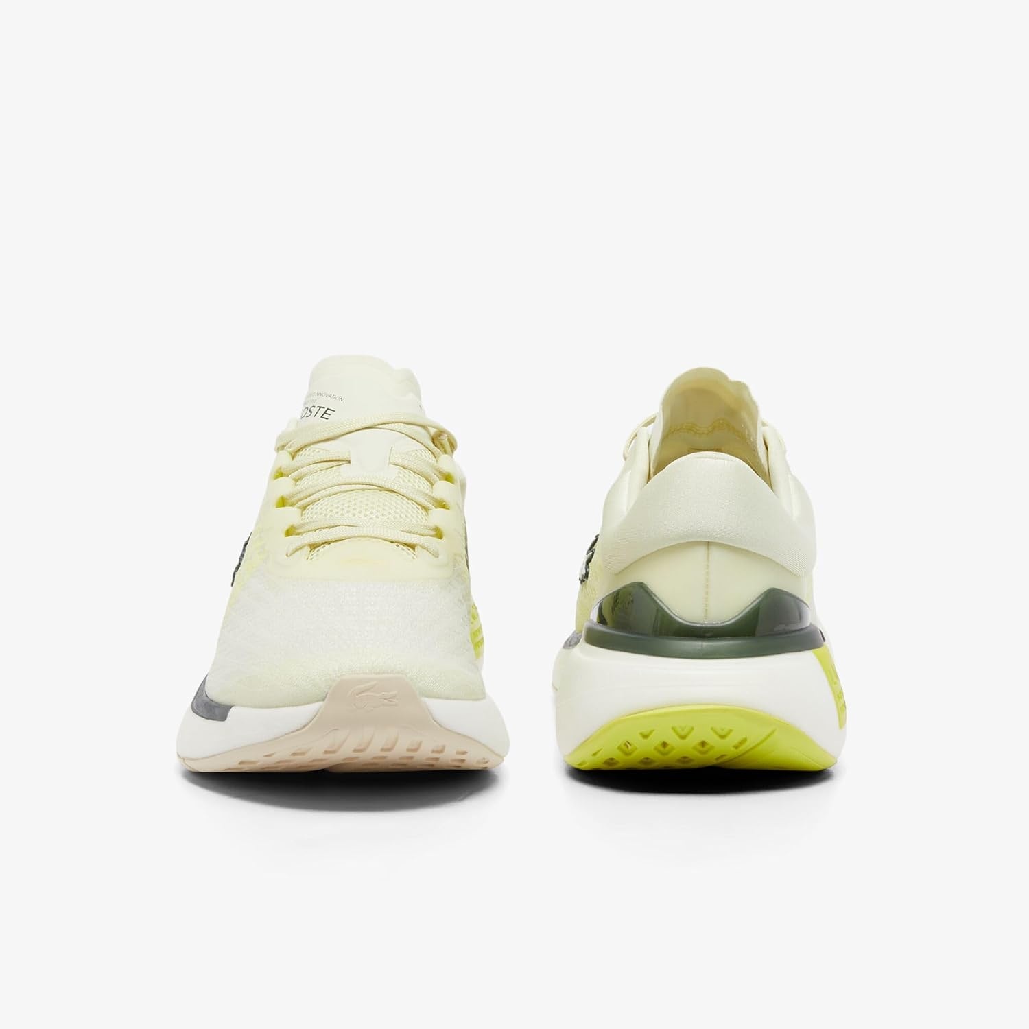 image:imageLacoste Mens Neo Run Lite SneakerLt YlwDk Grn