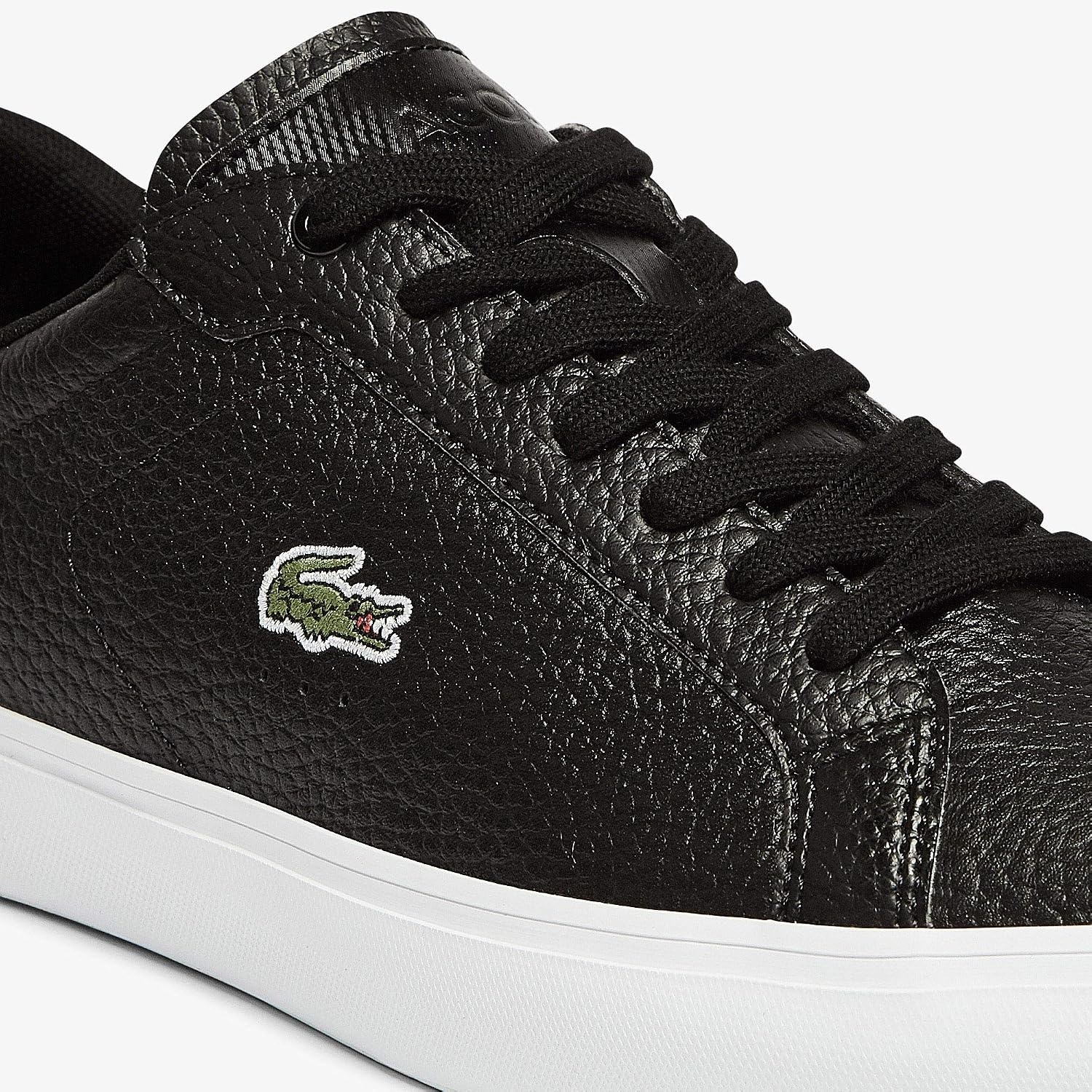 image:imageLacoste Mens Powercourt Leather SneakersBlack