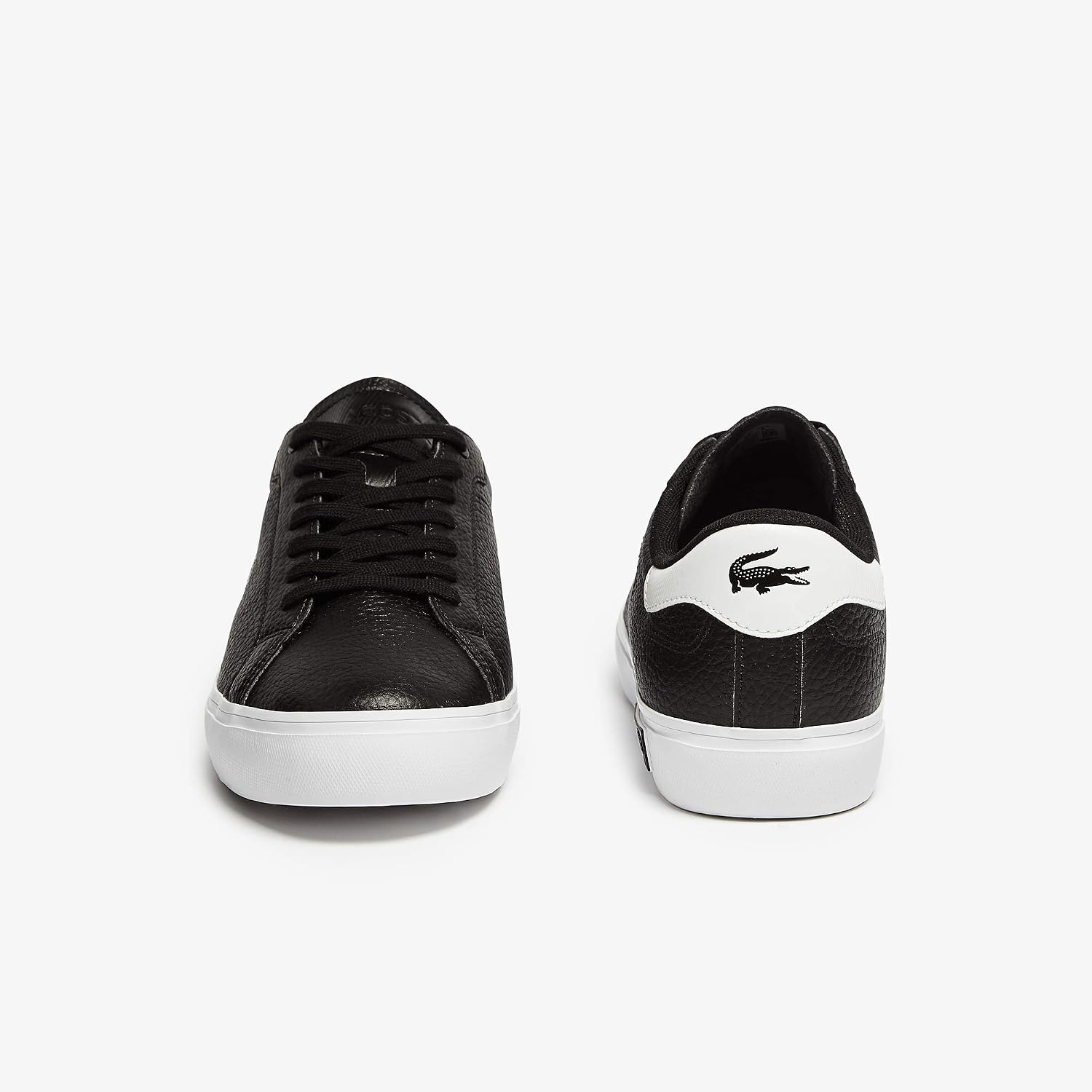 image:imageLacoste Mens Powercourt Leather SneakersBlack
