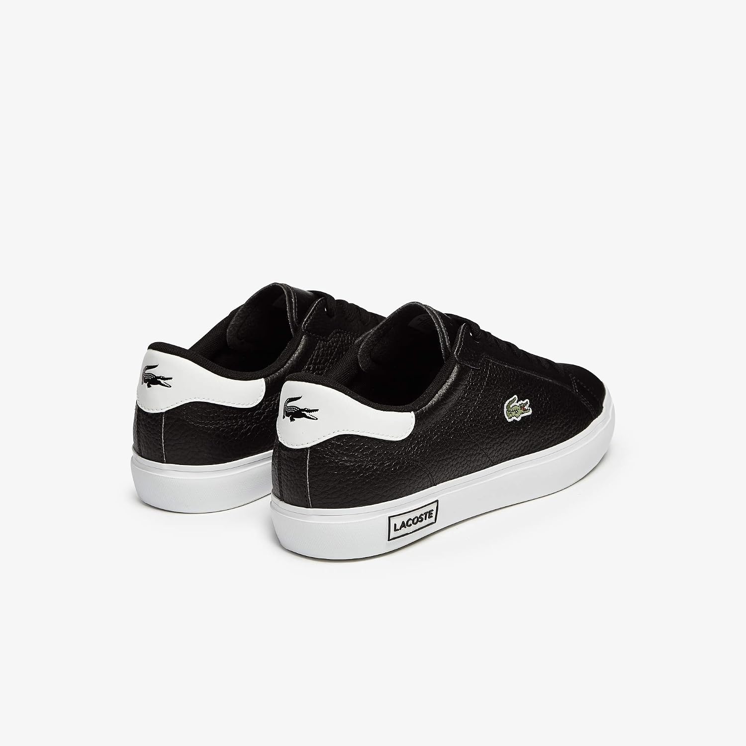 image:imageLacoste Mens Powercourt Leather SneakersBlack