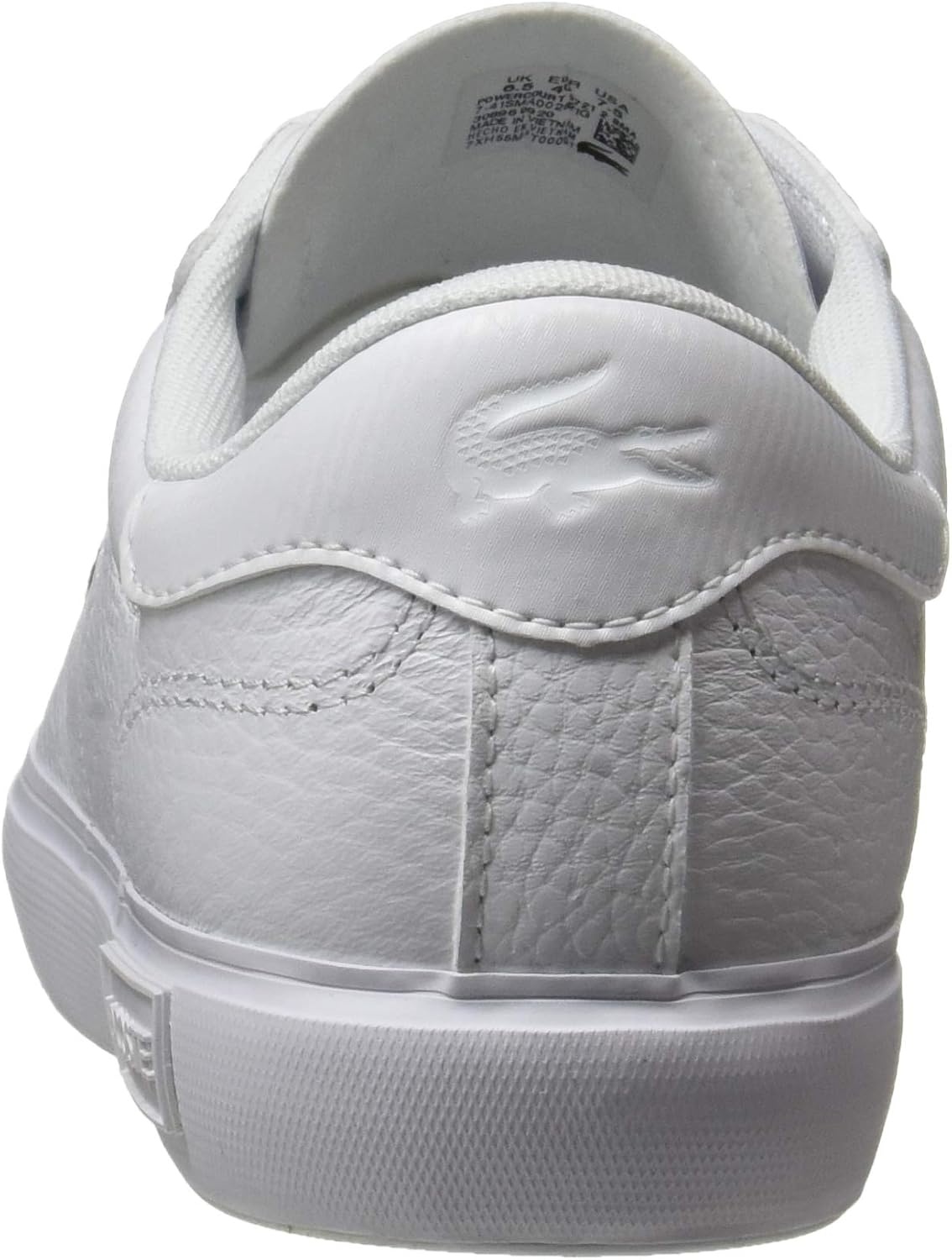 image:imageLacoste Mens Powercourt Leather SneakersWht