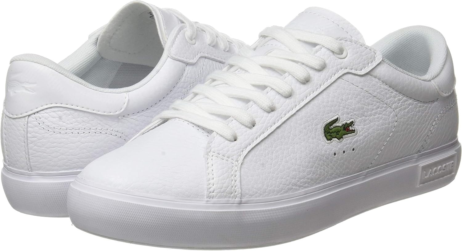 image:imageLacoste Mens Powercourt Leather SneakersWht