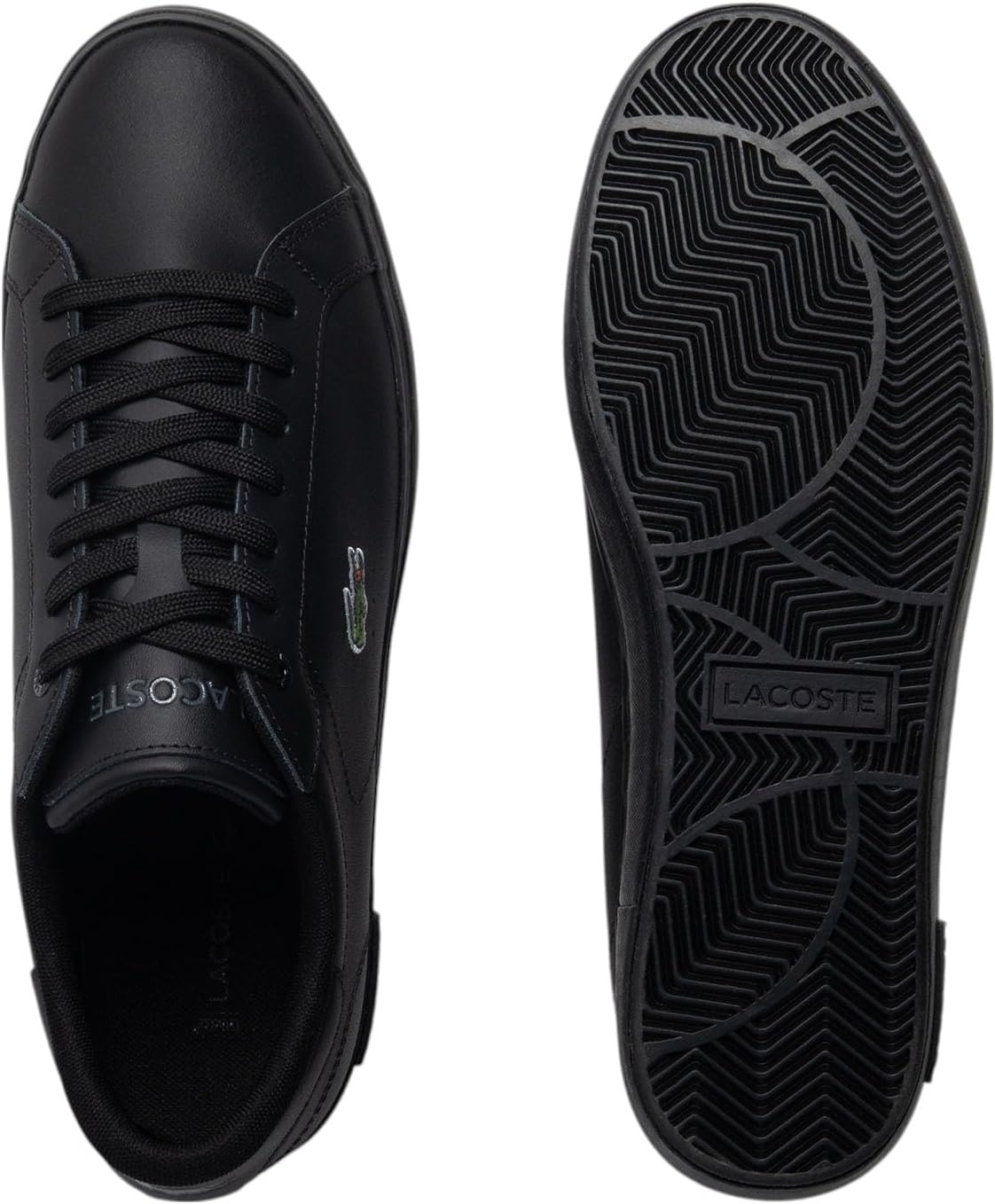 image:imageLacoste Mens Powercourt SneakersBlackBlack