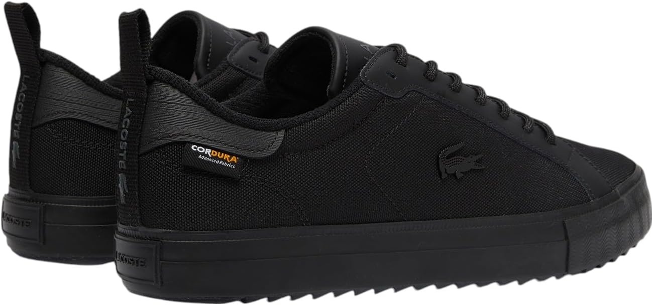 image:imageLacoste Mens Powercourt SneakersBlackTonal Croc