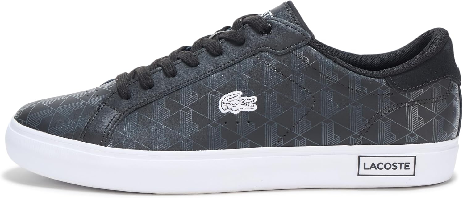 image:imageLacoste Mens Powercourt SneakersBlackWhite