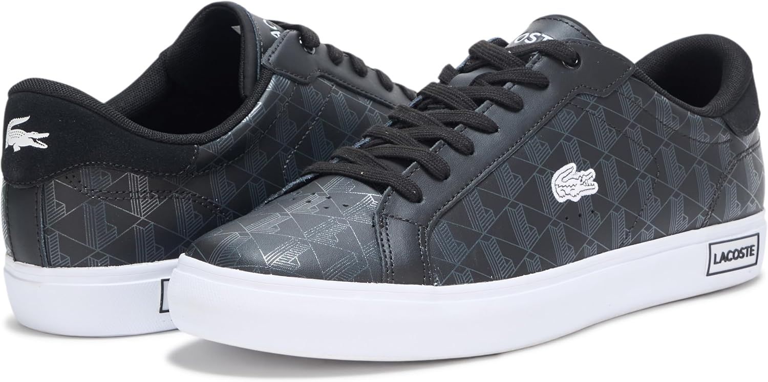 image:imageLacoste Mens Powercourt SneakersBlackWhite