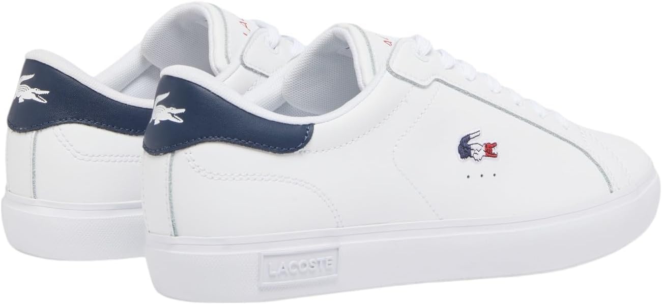 image:imageLacoste Mens Powercourt SneakersWhite Navy Red
