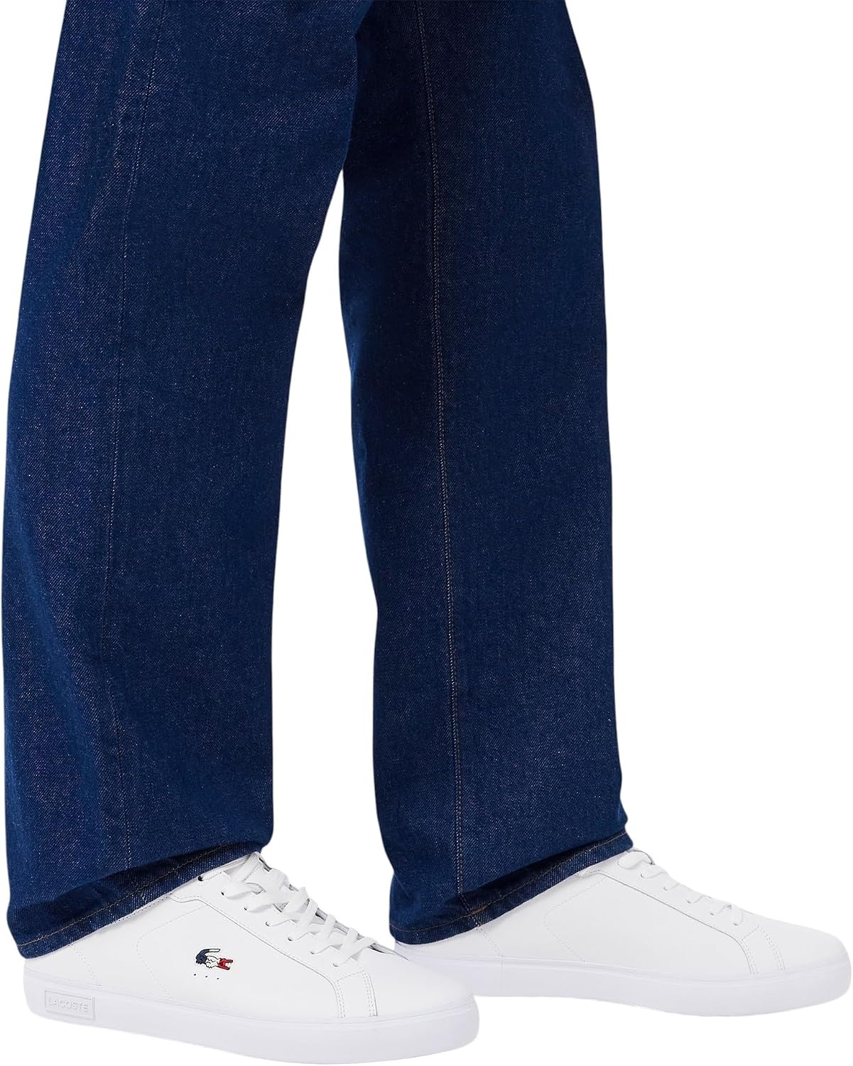 image:imageLacoste Mens Powercourt SneakersWhite Navy Red
