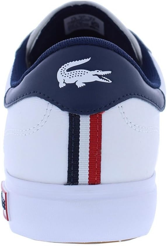 image:imageLacoste Mens Powercourt SneakersWhite NavyRed