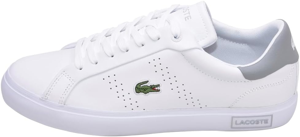 image:imageLacoste Mens Powercourt SneakersWhiteGrey