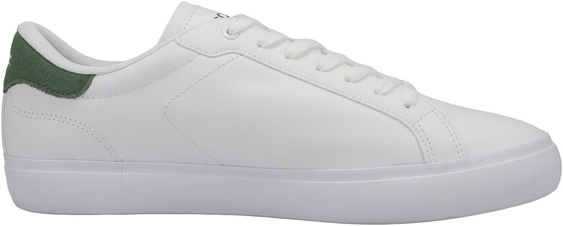 image:imageLacoste Mens Powercourt SneakersWhtDk Grn