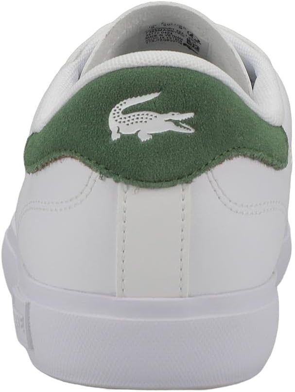 image:imageLacoste Mens Powercourt SneakersWhtDk Grn