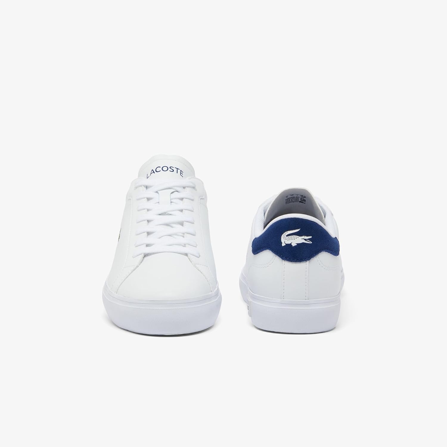image:imageLacoste Mens Powercourt SneakersWhtNvy