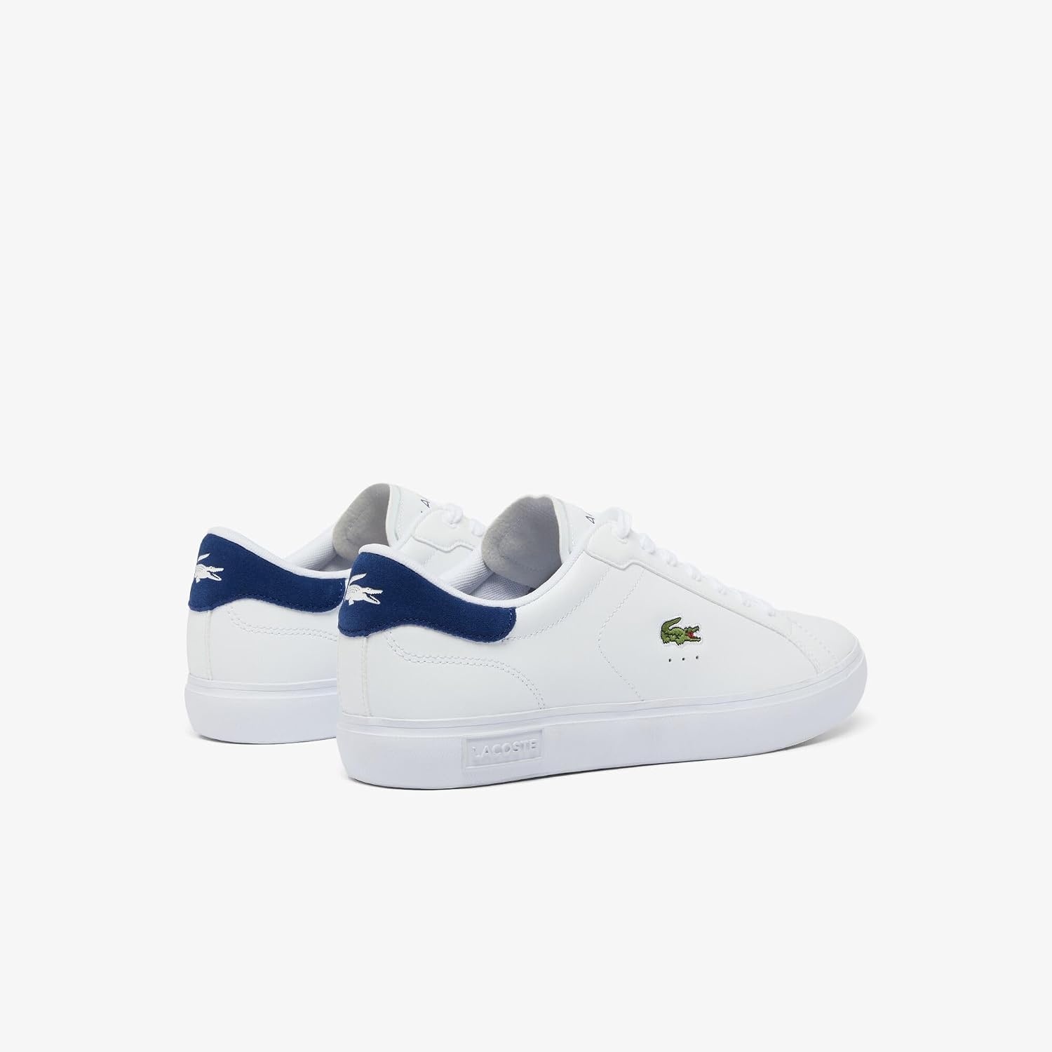 image:imageLacoste Mens Powercourt SneakersWhtNvy