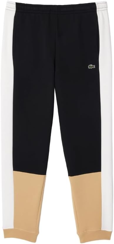 image:imageLacoste Mens Regular Fit SweatpantsBlackFlourCroissant