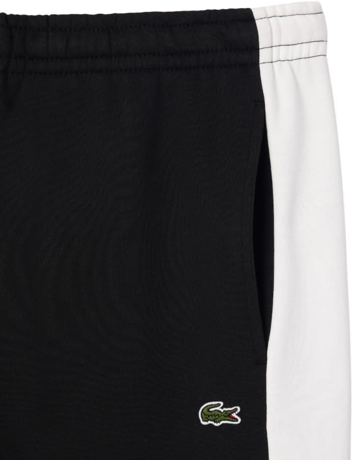 image:imageLacoste Mens Regular Fit SweatpantsBlackFlourCroissant