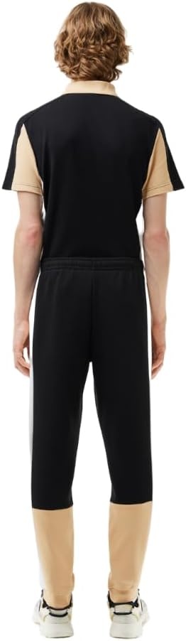 image:imageLacoste Mens Regular Fit SweatpantsBlackFlourCroissant