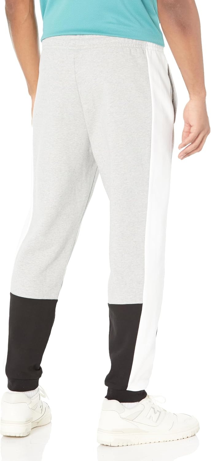 image:imageLacoste Mens Regular Fit SweatpantsSilver ChineBlackWhite