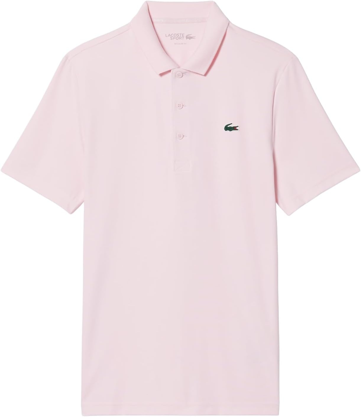 image:imageLacoste Mens Regular Fit UV Protect Collar Logo Golf Polo ShirtFlamingo