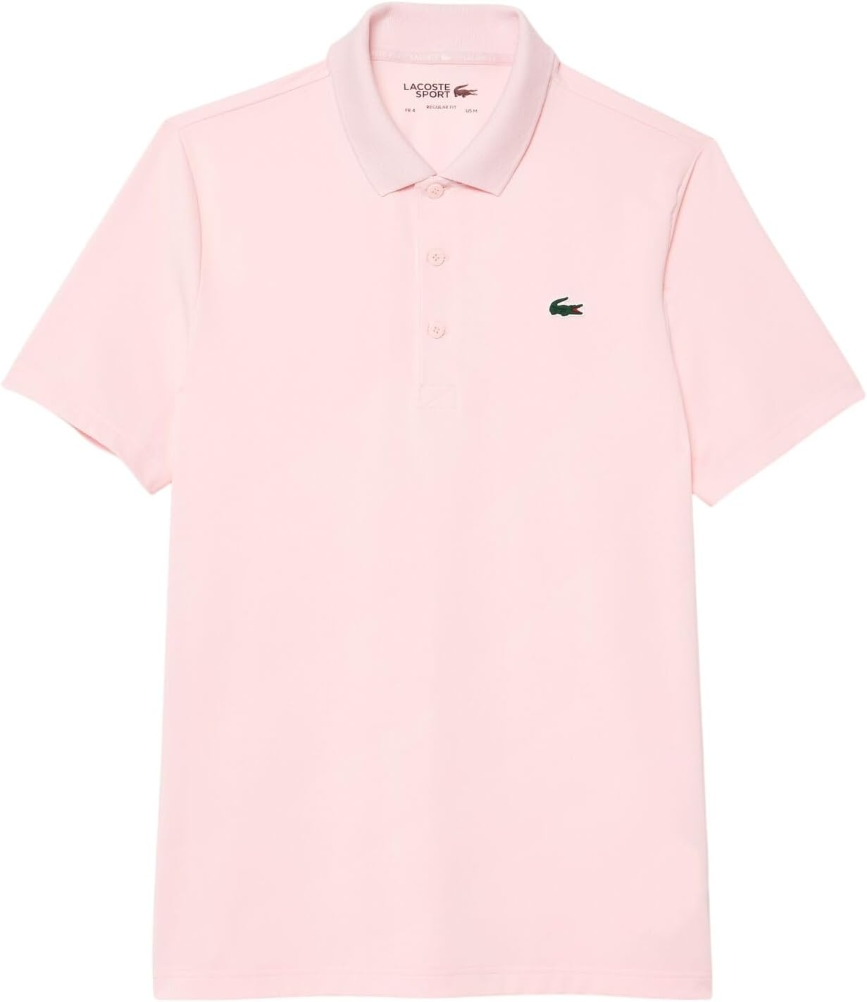 image:imageLacoste Mens Regular Fit UV Protect Collar Logo Golf Polo ShirtFlamingoFlamingo