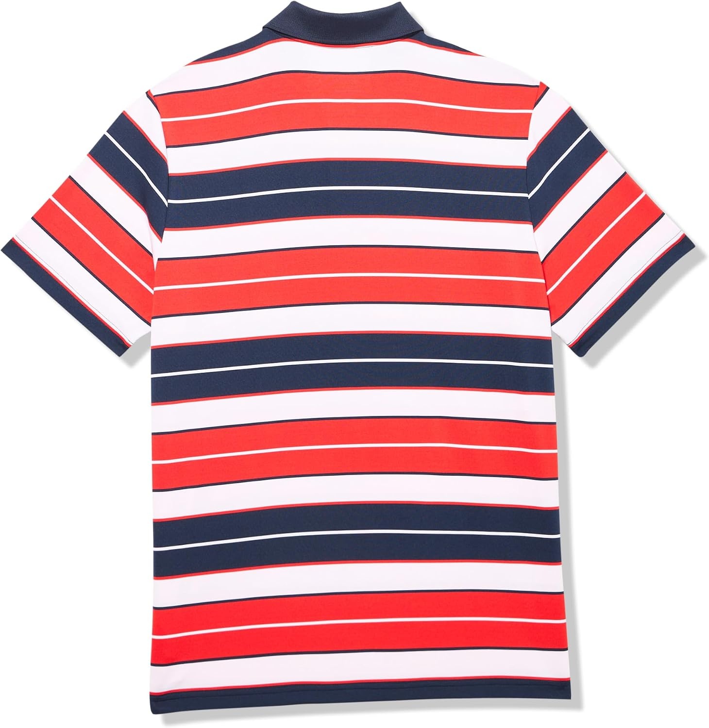 image:imageLacoste Mens Regular Fit UV Protect Collar Logo Golf Polo ShirtRedcurrantWhite