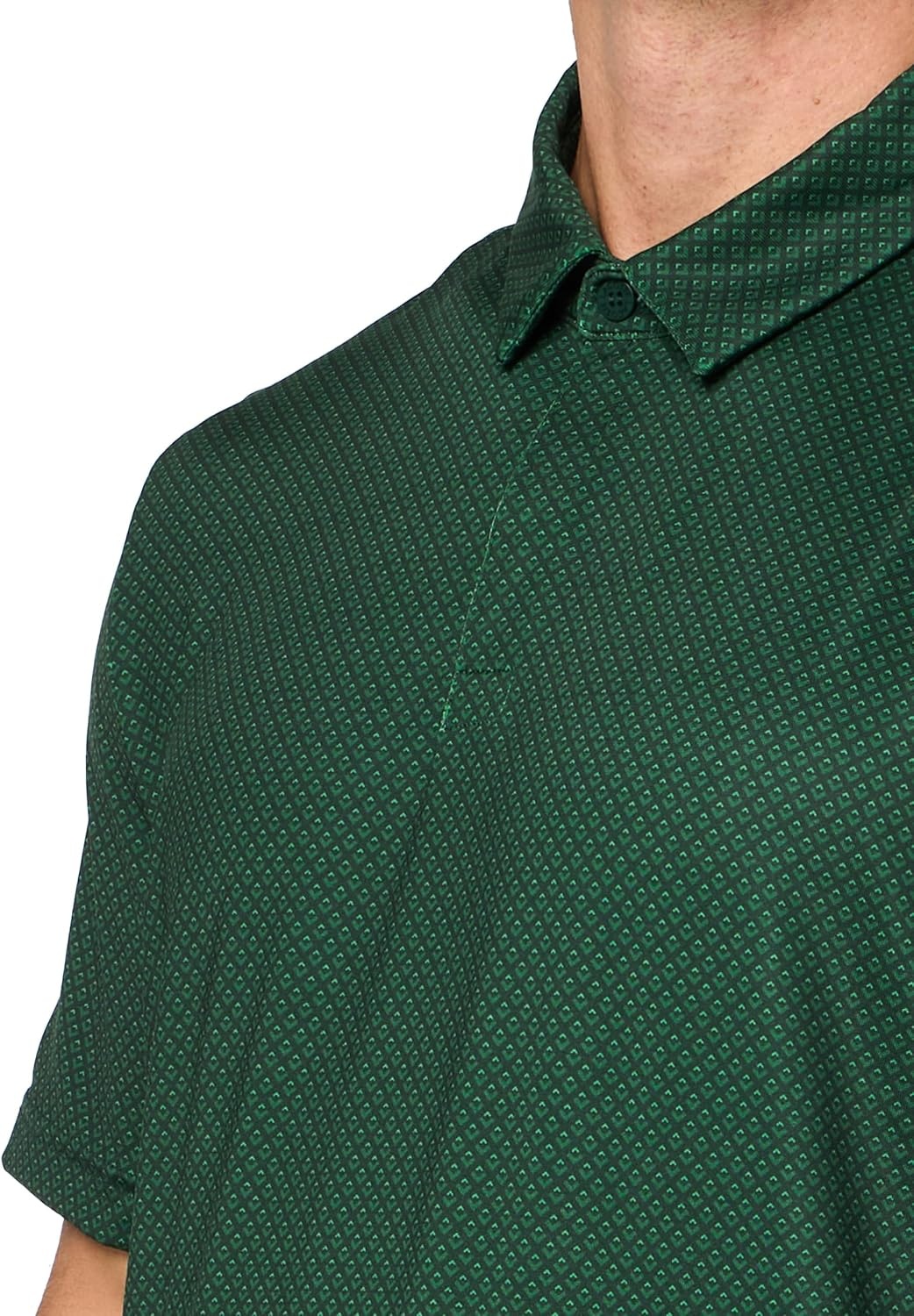 image:imageLacoste Mens Regular Fit UV Protect Collar Logo Golf Polo ShirtSinopleGreenSorrel