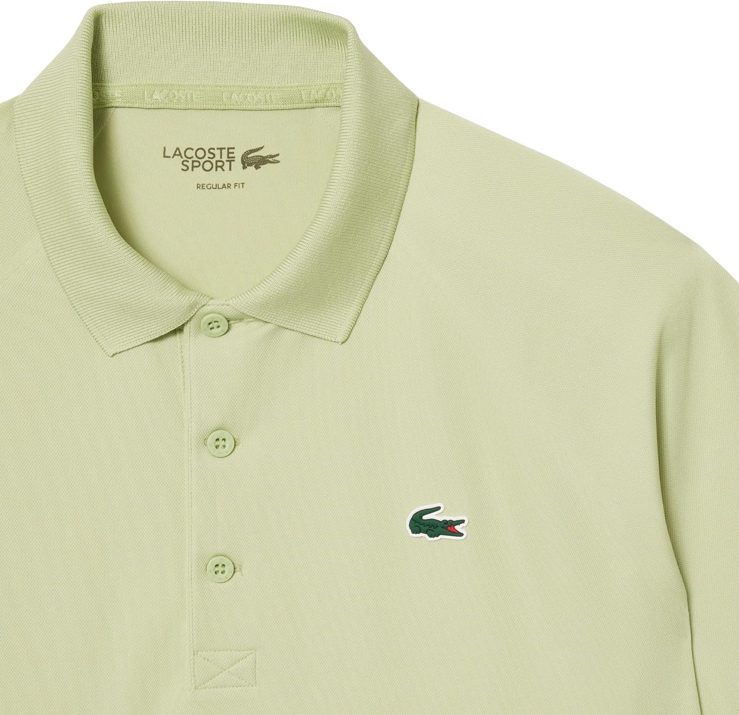 image:imageLacoste Mens Regular Fit UV Protect Golf Polo ShirtBirch