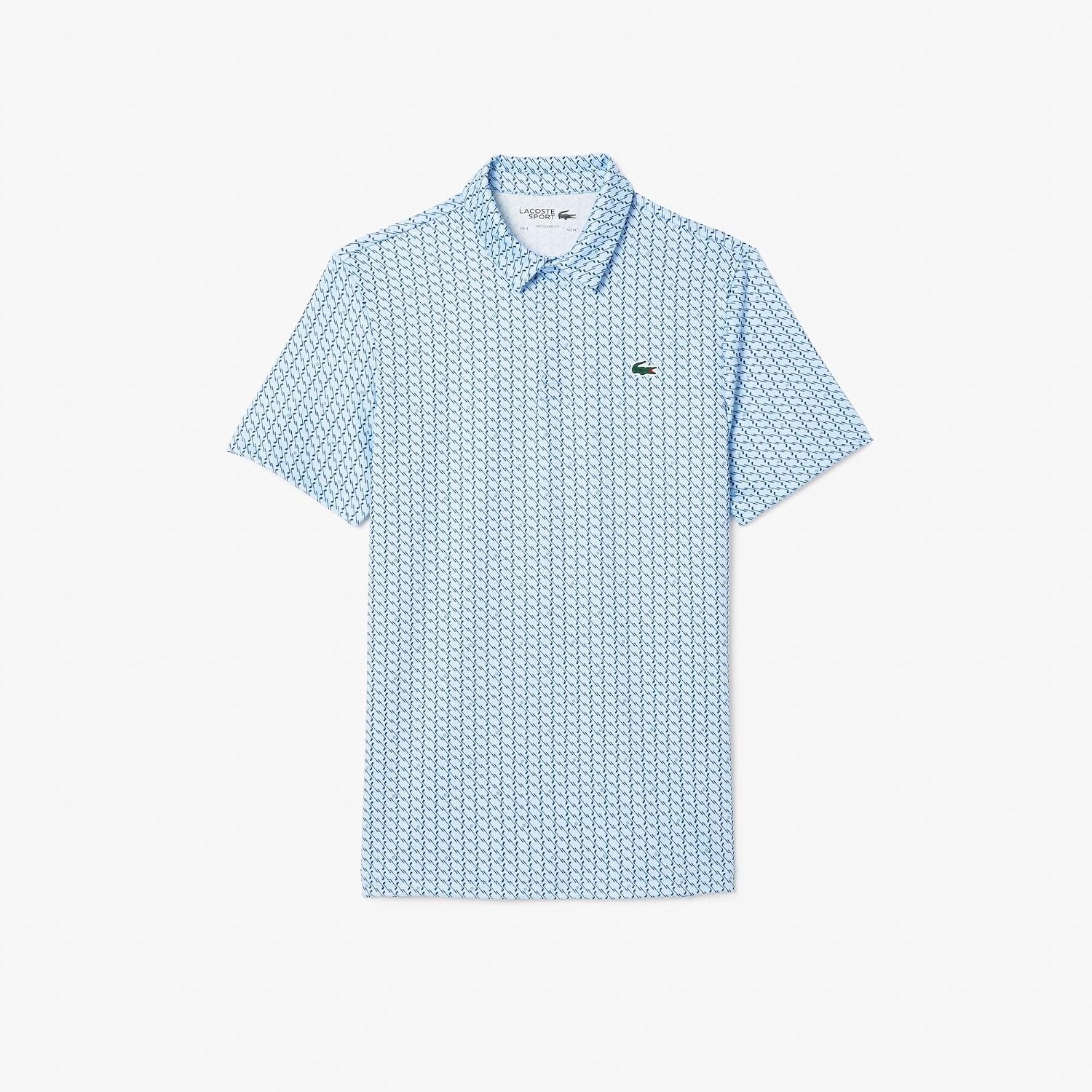 image:imageLacoste Mens Regular Fit UV Protect Golf Polo ShirtBlueGlobe