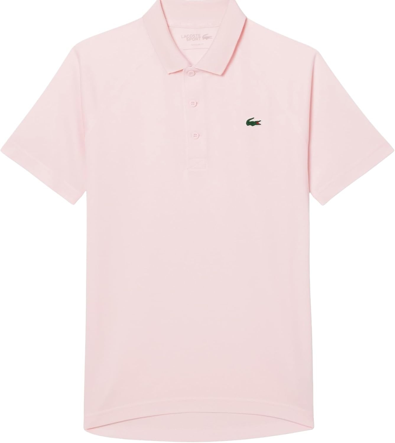 image:imageLacoste Mens Regular Fit UV Protect Golf Polo ShirtFlamingo