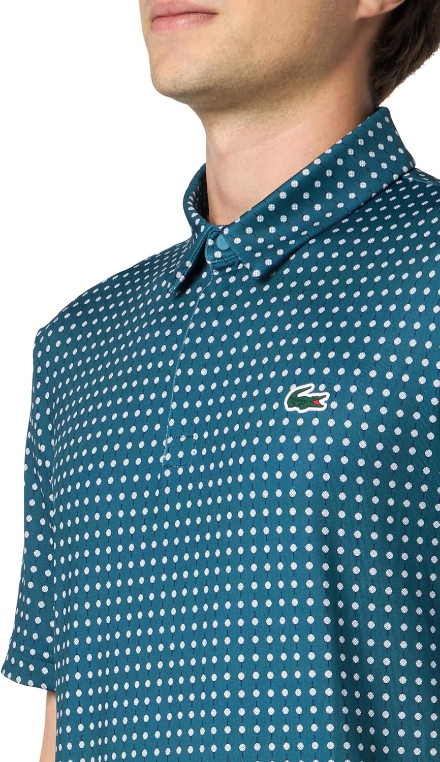 image:imageLacoste Mens Regular Fit UV Protect Golf Polo ShirtFlour