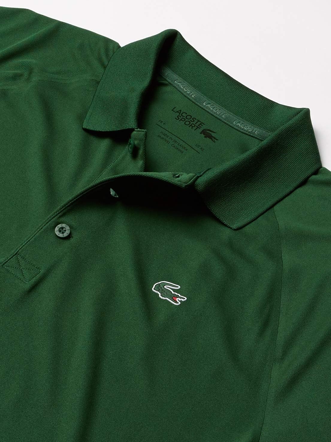 image:imageLacoste Mens Regular Fit UV Protect Golf Polo ShirtGreen