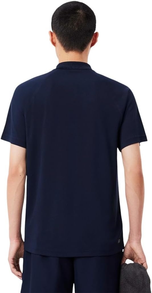 image:imageLacoste Mens Regular Fit UV Protect Golf Polo ShirtNavy Blue