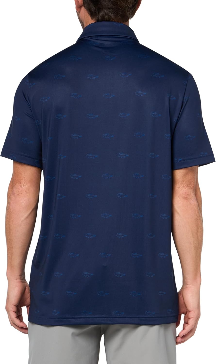 image:imageLacoste Mens Regular Fit UV Protect Golf Polo ShirtNavy BlueNavy BlueFrance Blue