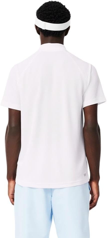 image:imageLacoste Mens Regular Fit UV Protect Golf Polo ShirtNew White
