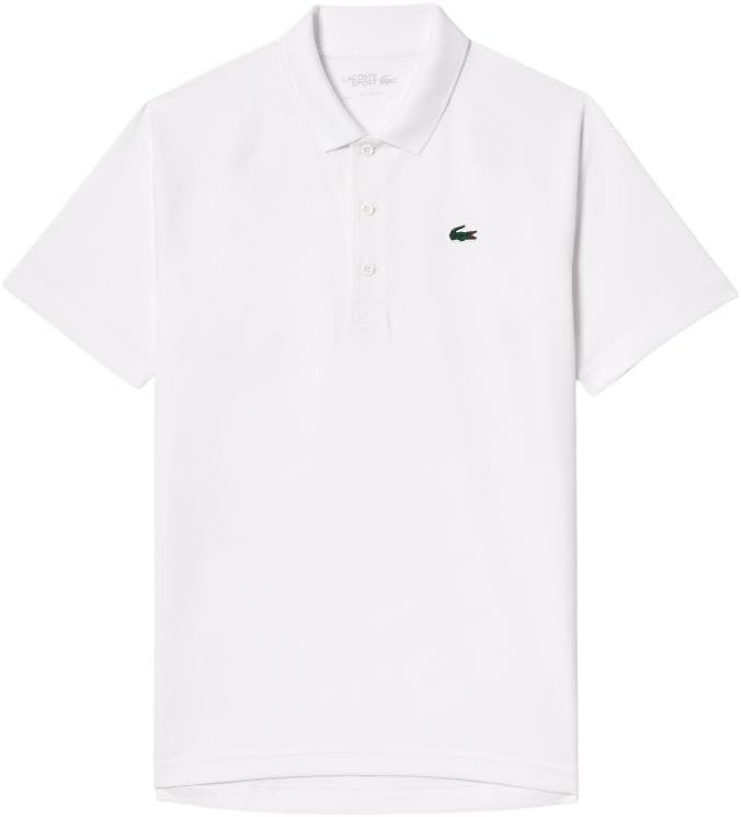 image:imageLacoste Mens Regular Fit UV Protect Golf Polo ShirtNew White