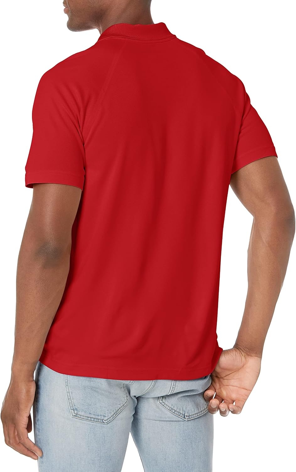 image:imageLacoste Mens Regular Fit UV Protect Golf Polo ShirtRuby